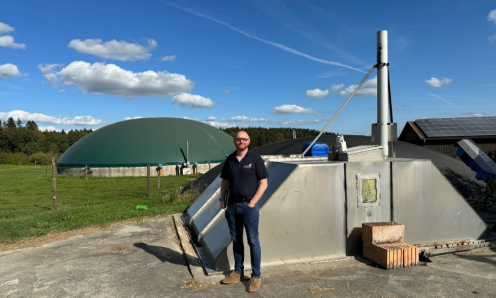 Biogas storage